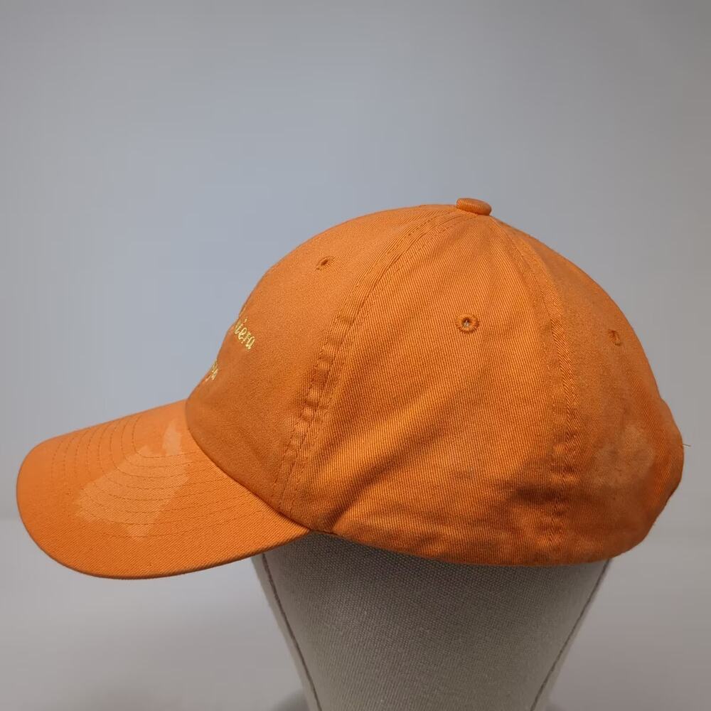 Invasion Baseball Cap Orange OS Riviera Maya Shell Embroidered Slideback Hat - Picture 3 of 9